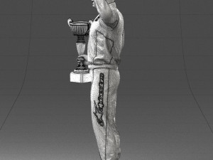000179 Race Car Driver Champion 0906 3dp 3D Принт Модель