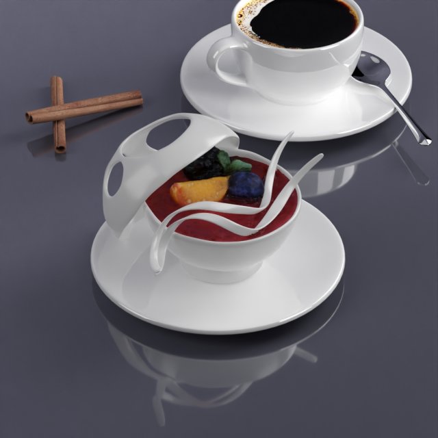 dessert 0001 Modelo 3D .c4d .max .obj .3ds .fbx .stl .blend 