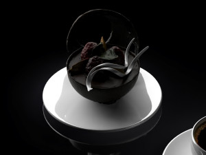 dessert 0002 3d print ready Model do druku 3D