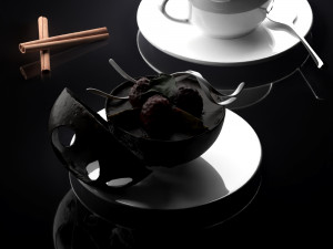dessert 0002 3d print ready Model do druku 3D