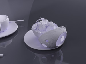 dessert 0002 3d print ready Model do druku 3D