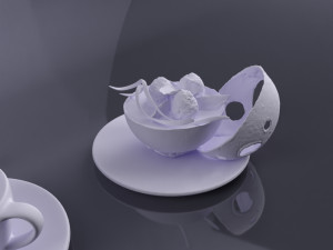 dessert 0002 3d print ready Model do druku 3D