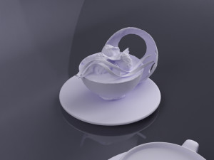 dessert 0002 3d print ready Model do druku 3D