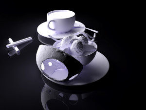 dessert 0002 3d print ready Model do druku 3D
