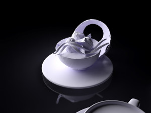 dessert 0002 3d print ready Model do druku 3D