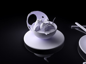 dessert 0002 3d print ready Model do druku 3D