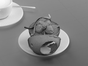 dessert 0002 3d print ready Model do druku 3D