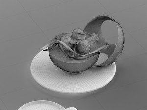 dessert 0002 3d print ready Model do druku 3D