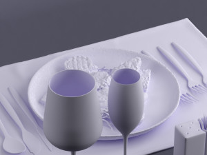 fried eggs 0003 3D Model
