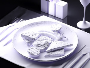 fried eggs 0003 3D Model