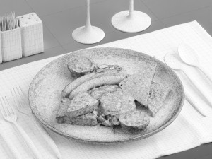 fried eggs 0003 3D Model