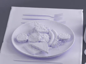 fried eggs 0003 3d print ready 3D Print Model