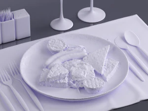 fried eggs 0003 3d print ready 3D Print Model