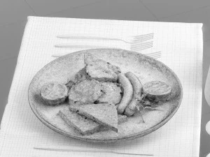 fried eggs 0003 3d print ready 3D Print Model
