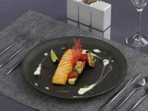 fried fish 0004 Model 3D
