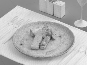fried fish 0004 3d print ready 3D Print Model