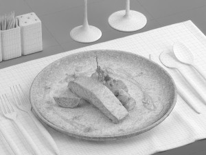 fried fish 0004 3d print ready 3D Print Model