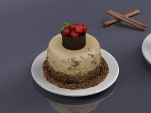 dessert 0007 3d print ready Model Cetak 3D