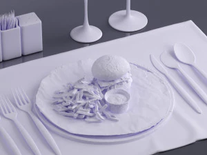 hamburger 0009 3D Model