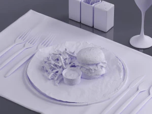 hamburger 0009 3D Model