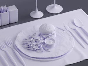 hamburger 0009 3D Model