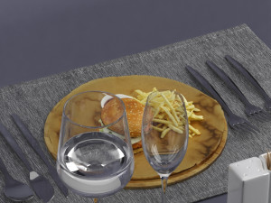 hamburger 0009 3d print ready 3D 프린트 모델