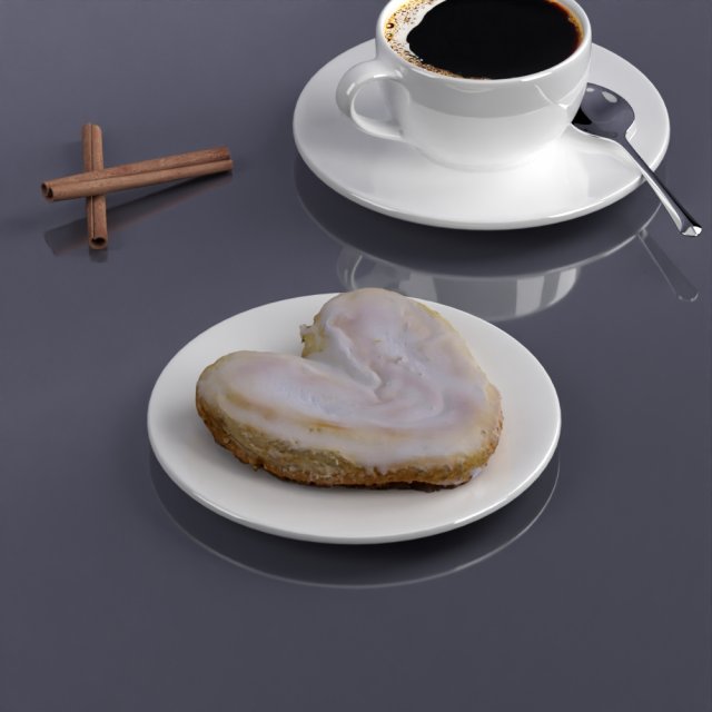 dessert 0012 3D Model .c4d .max .obj .3ds .fbx .stl .blend 