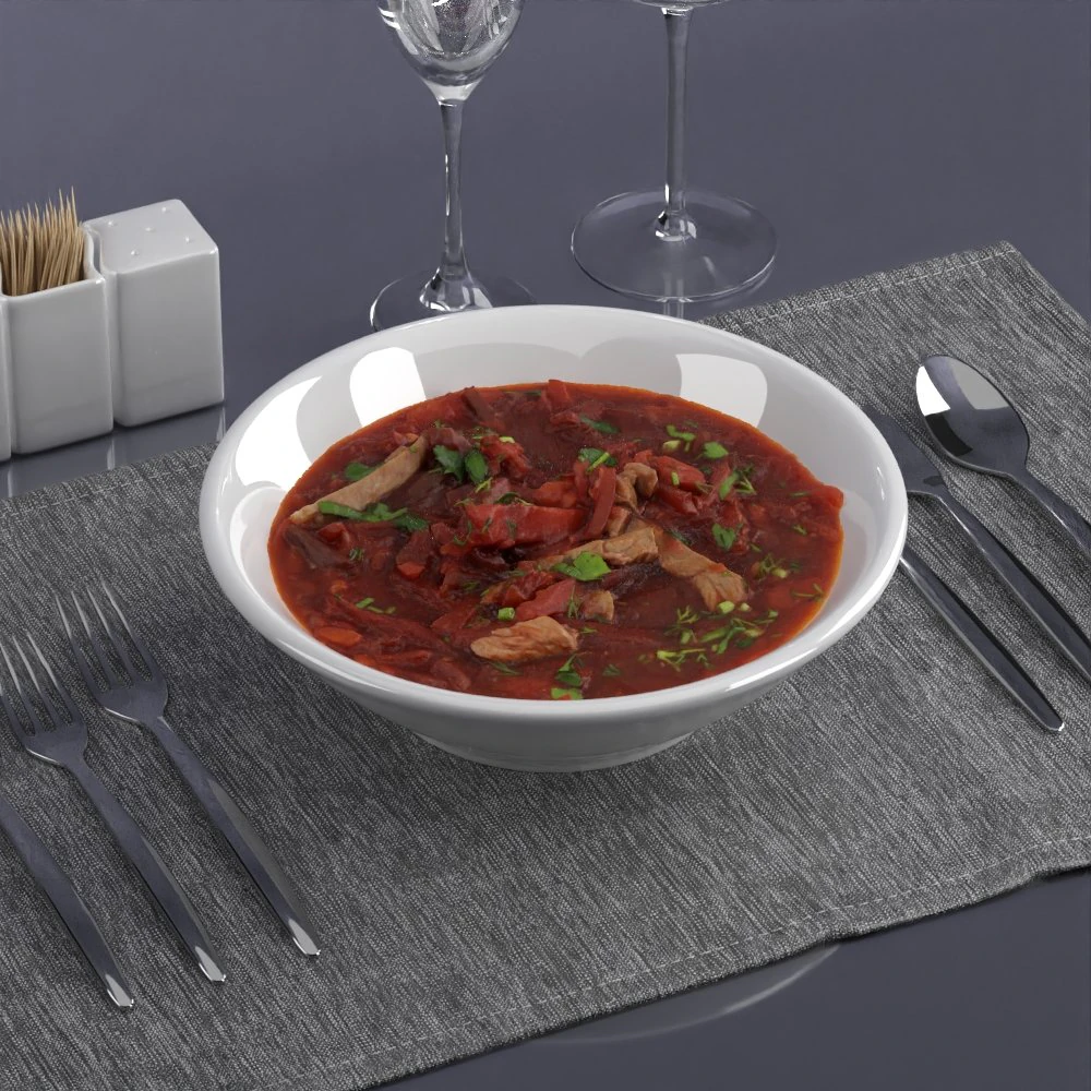 soup 0013 3D Model .c4d .max .obj .3ds .fbx .stl .blend 