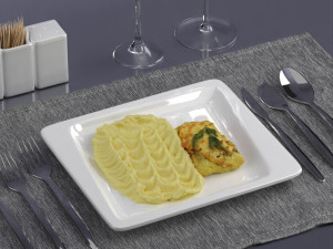 food 0017 3D Model