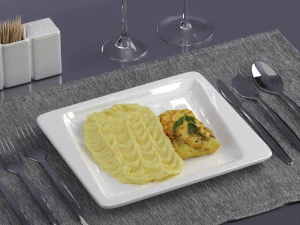 food 0017 3D Model
