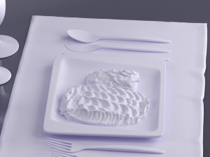 food 0017 3D Model