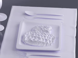 food 0017 3D Model