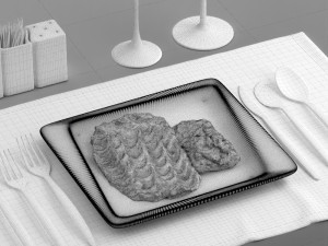 food 0017 3D Model
