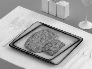 food 0017 3D Model