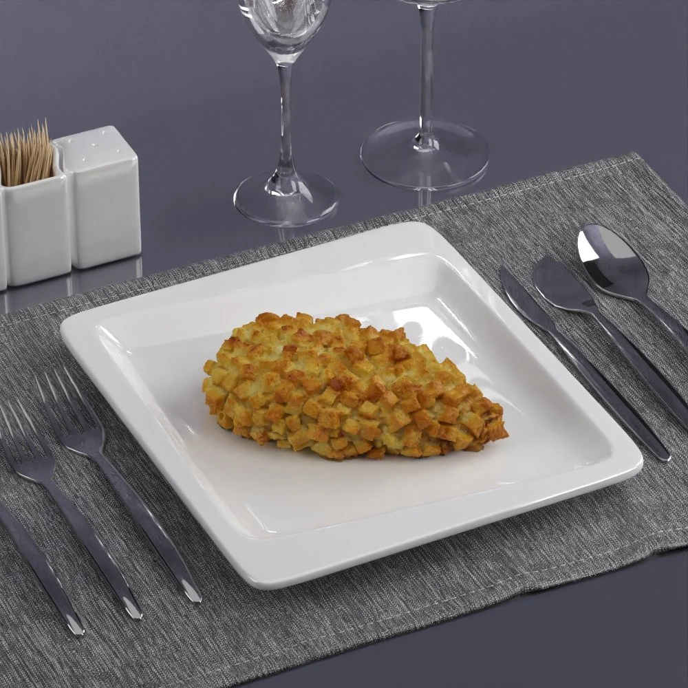 food 0018 3D Model .c4d .max .obj .3ds .fbx .stl .blend