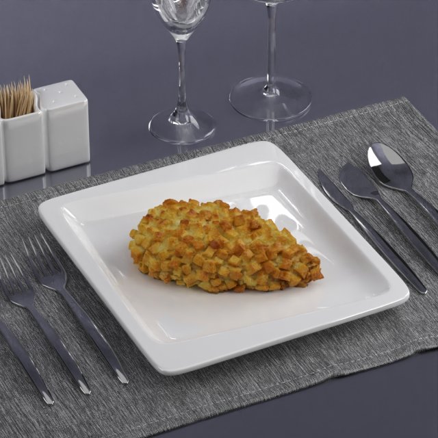 food 0018 3d print ready 3D Принт Модель .c4d .max .obj .3ds .fbx .stl .blend 
