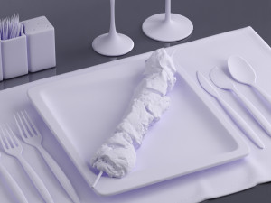 food 0020 3d print ready 3D 프린트 모델