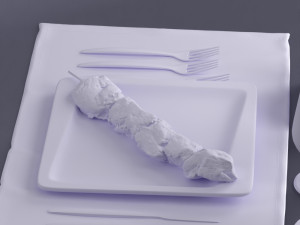 food 0020 3d print ready 3D 프린트 모델