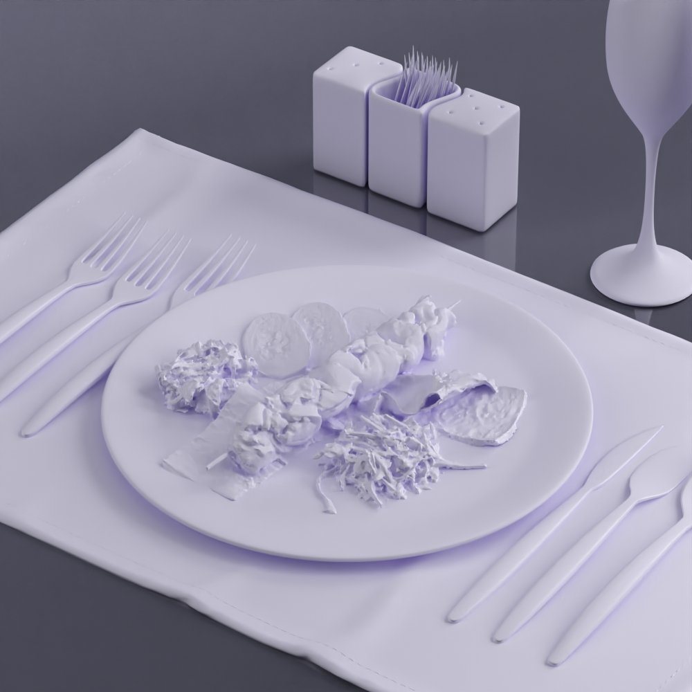 3d models food