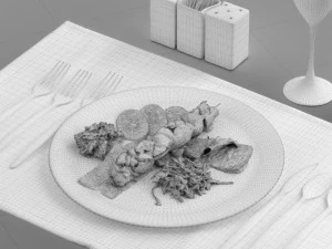 food 0022 3D Model