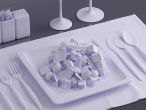 salad 0023 3D Model