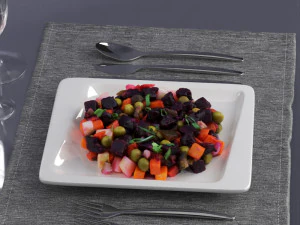 샐러드 0024 3D 모델