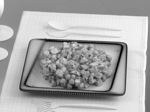 샐러드 0024 3D 모델