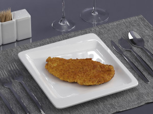 food 0027 3d print ready 3D 프린트 모델