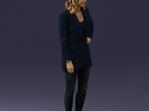 000387 Female Character Business Casual Standing Pose 3dp 3D Print Model