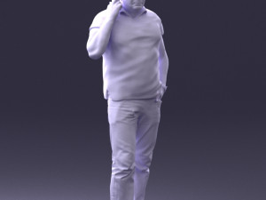 man in green t shirt 0041 3d print ready Modèles 3D en vedette