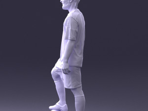 soccer player 0046 3D Model