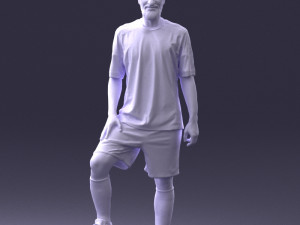 soccer player 0046 3D Model