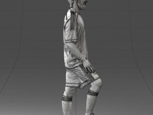 soccer player 0046 3D Model