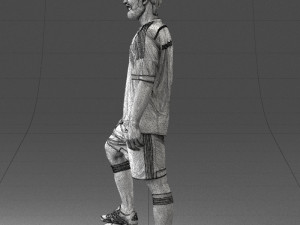 soccer player 0046 3D Model